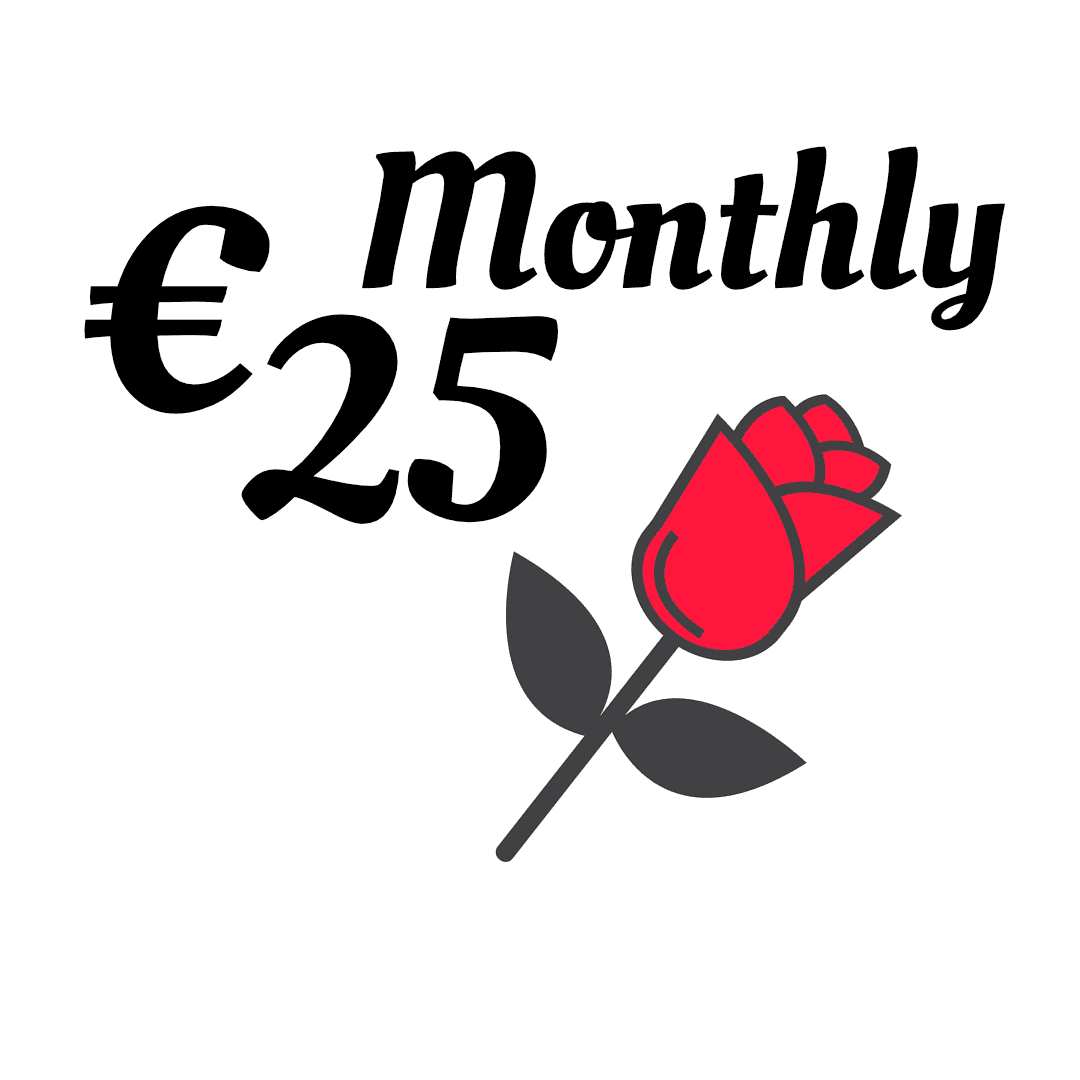 Dontate €25 Monthly